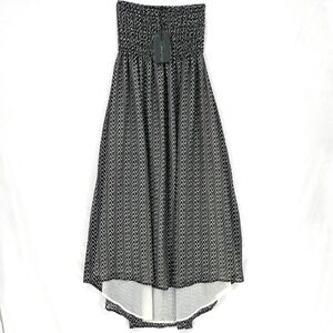 Anthropologie Patterson J Kincaid‎ Abstract Printed Long Dress Black White Small